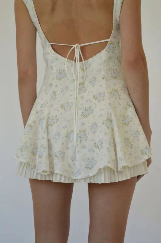 Casual Floral Strap Dress